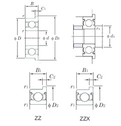 Bearing WMLF8014ZZ