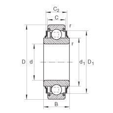 Bearing 203-KRR