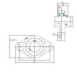 Bearing UCFL212-36E