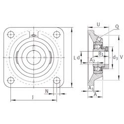 Bearing PCJ1-1/4