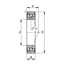 Bearing HSS7000-E-T-P4S