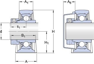 Bearing SY 1.1/4 WDW