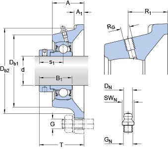 Bearing FY 1.11/16 FM