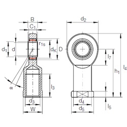 Bearing GIR 80 UK-2RS