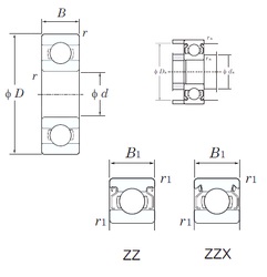 Bearing W69/2.5ZZ