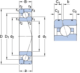 Bearing 7018 ACE/HCP4AL1