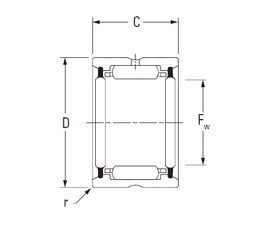 Bearing HJ-202820,2RS