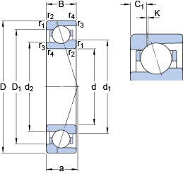 Bearing 71914 CE/P4AH1
