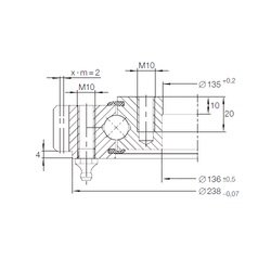 Bearing VA 14 0188 V