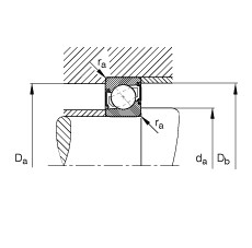 Bearing 7307-B-2RS-TVP