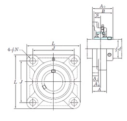 Bearing UCF207E