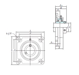 Bearing UCSF210H1S6