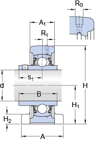 Bearing SYFJ 40 TF