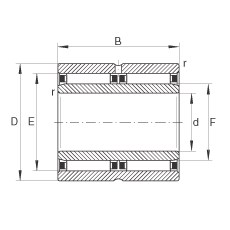 Bearing NAO25X42X32-ZW-ASR1