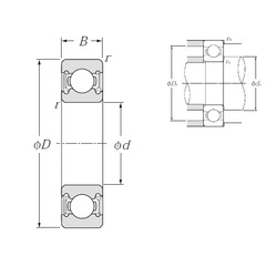 Bearing 6006LLH