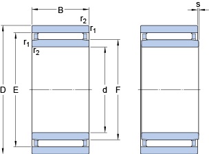 Bearing NAO 17x35x16
