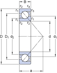 Bearing 7306 BECBM