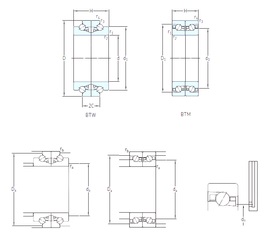 Bearing BTM 120 ATN9/P4CDB