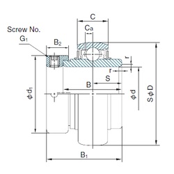 Bearing UG207+ER