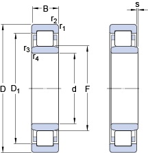 Bearing NU 303 ECP