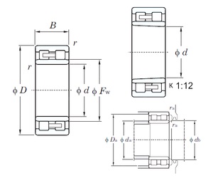 Bearing NNU4921K