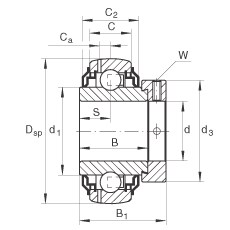 Bearing GE25-KRR-B-2C