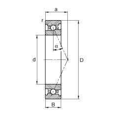 Bearing HS71905-E-T-P4S