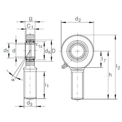 Bearing GAR 60 DO-2RS