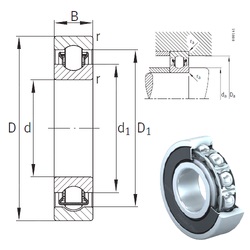 Bearing BXRE305-2RSR
