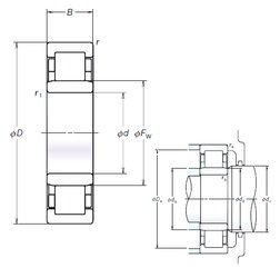 Bearing NU207EM