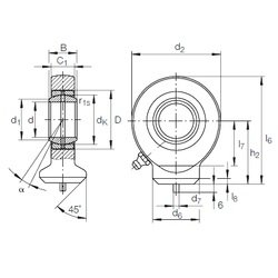 Bearing GK 45 DO