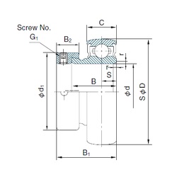 Bearing KH205AE