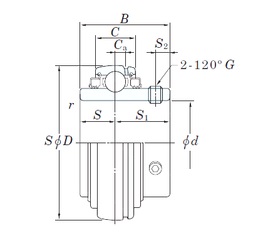 Bearing UCX11-36L3