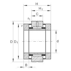 Bearing ZARN3080-TV
