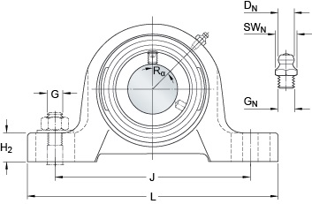 Bearing SY 1.11/16 FM