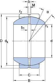 Bearing GEZH 308 ES