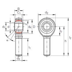 Bearing GAKFL 8 PW