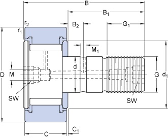 Bearing KRV 30 PPXA