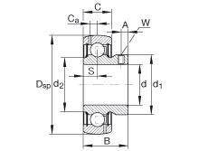 Bearing GAY103-NPP-B-AS2/V