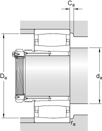 Bearing C 3052 K + AOH 3052