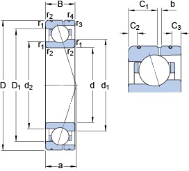 Bearing 71904 CE/HCP4AL