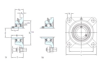 Bearing FY 60 TR