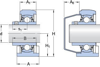 Bearing SYFWK 20 LTHR