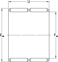 Bearing K 80x88x40 ZW