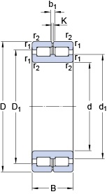 Bearing NNC 4840 CV