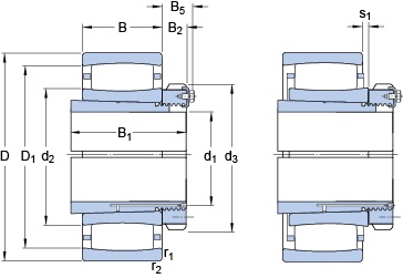Bearing C 30/900 KMB + OH 30/900 HE