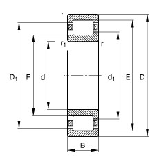 Bearing NJ407-M1