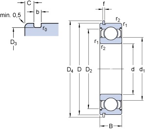 Bearing 6305-2ZNR
