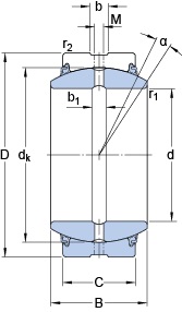 Bearing GEZ 500 ES-2LS