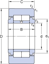 Bearing NUTR 50110 X